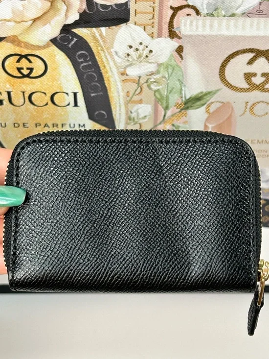 COACH Leather Zip Card Wallet 🖤 - Picture 4 of 14